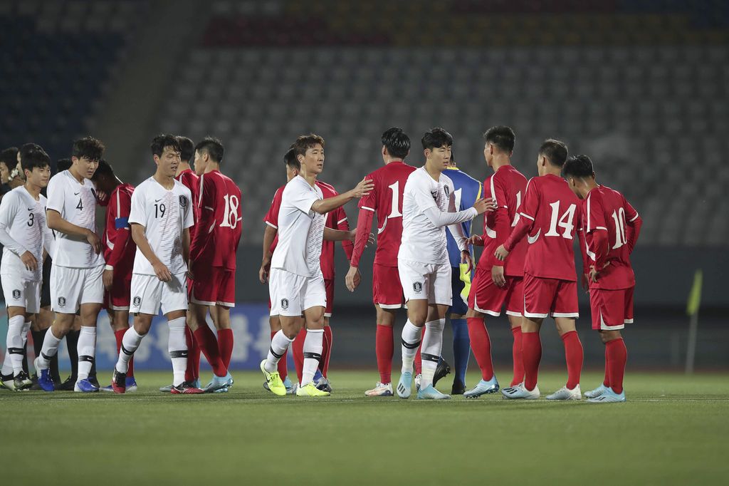 Il match tra le due coree a Pyongyang
