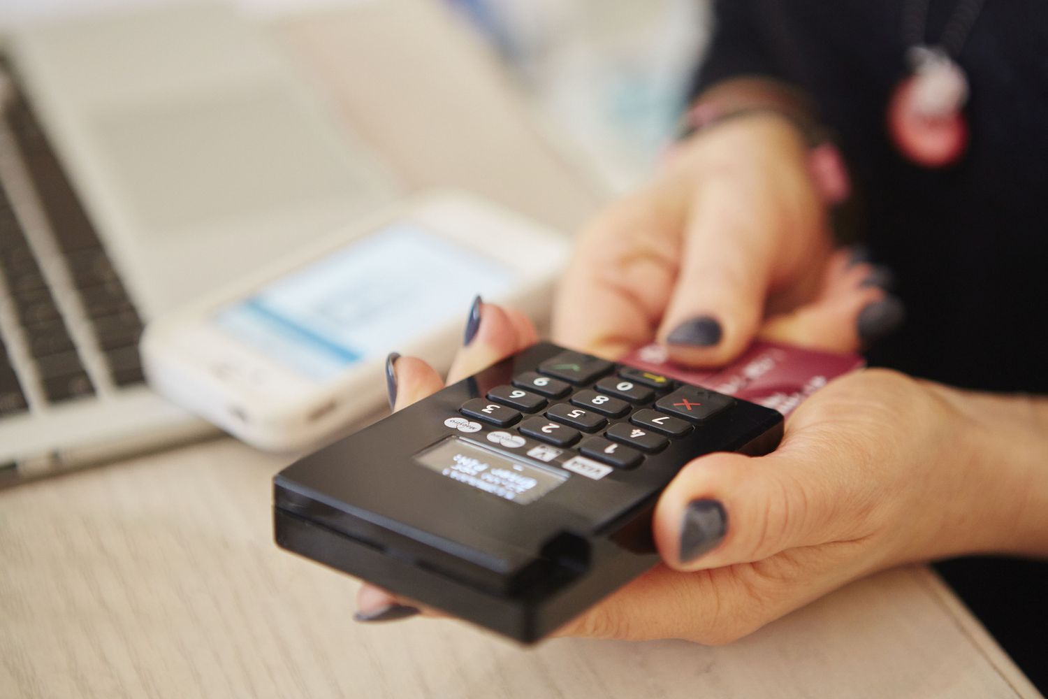 Un pagamento bancomat