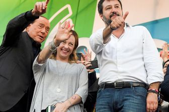 Berlusconi, Meloni e Salvini