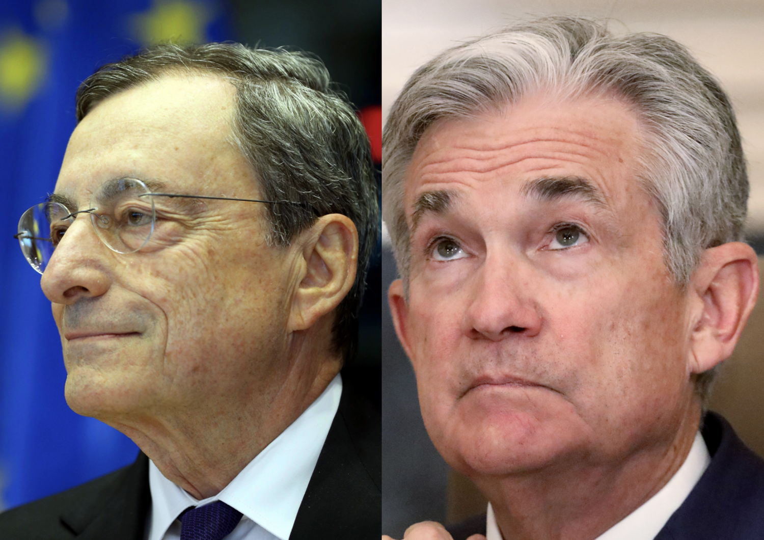 &nbsp;Draghi e Powell