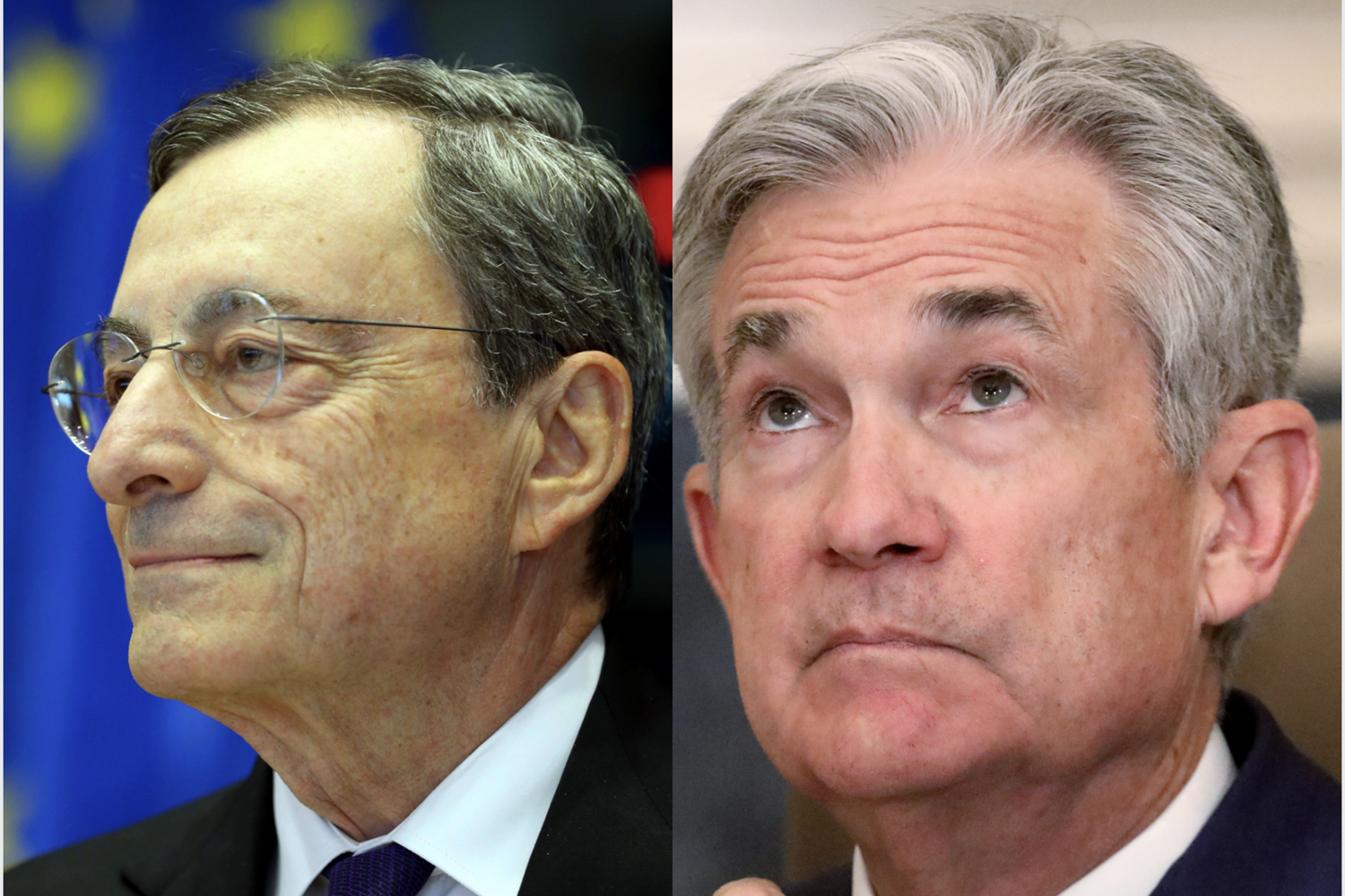 &nbsp;Draghi e Powell