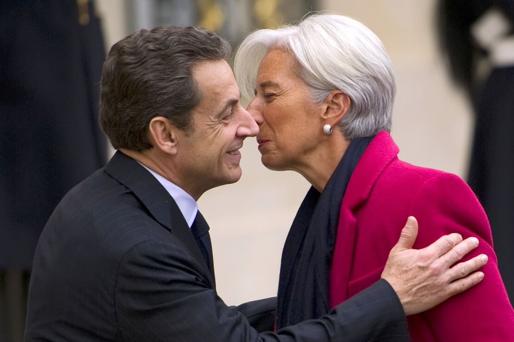 Nicolas Sarkozy e Christine Lagarde