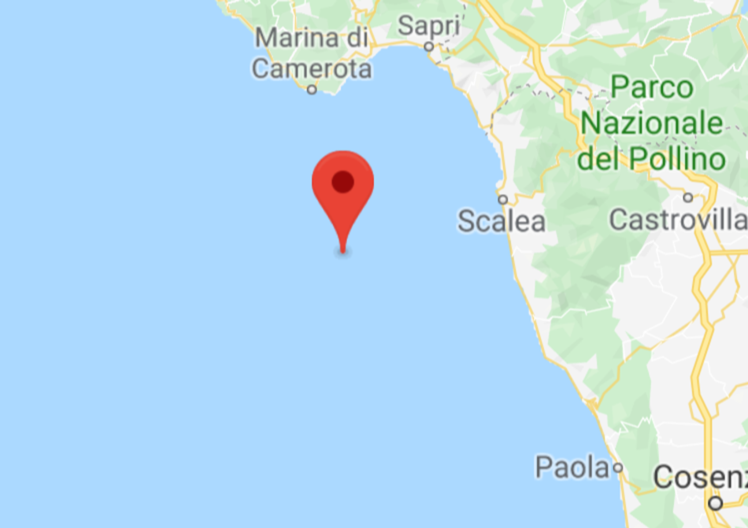La scossa di terremoto in Calabria