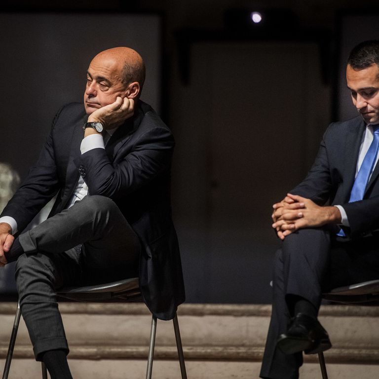 Nicola Zingaretti e Luigi Di Maio