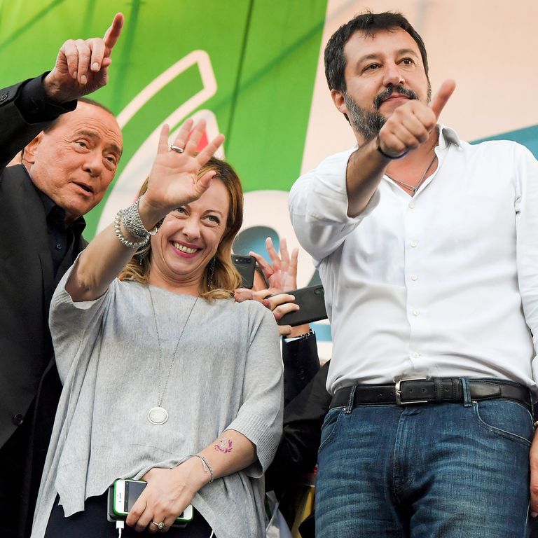 Berlusconi, Meloni, Salvini