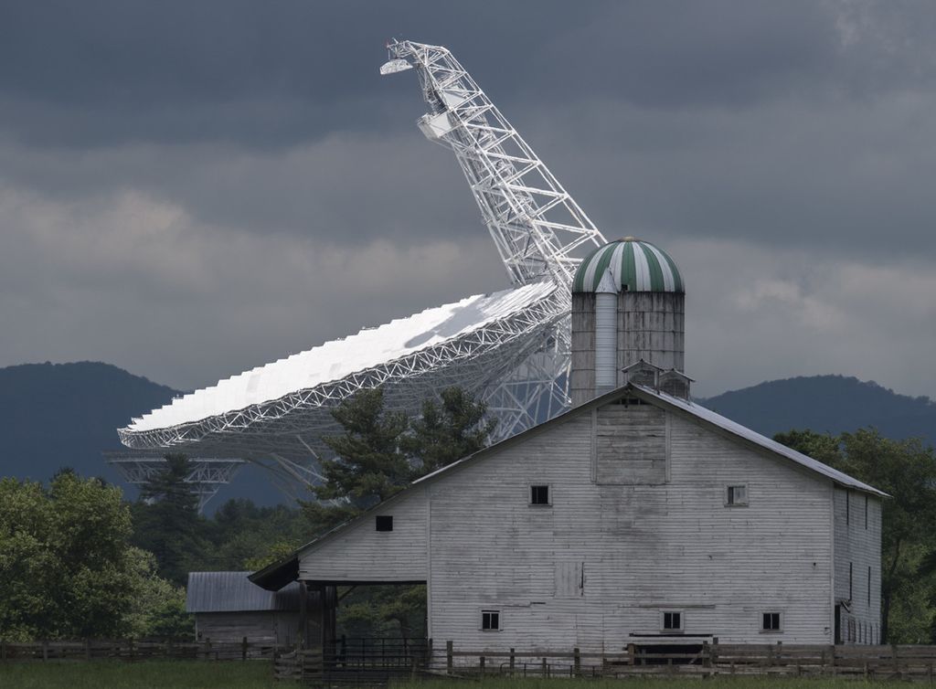 Il telescopio di Green Bank, West Virginia