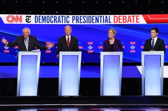 Sanders, Biden, Warren e Buttigieg