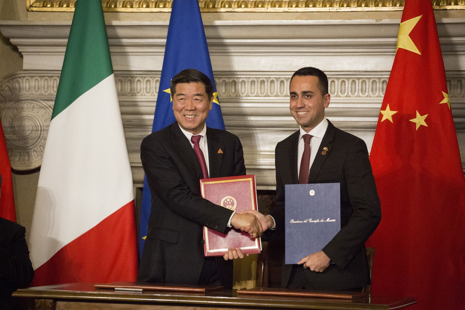 Xi Jinping e Luigi Di Maio
