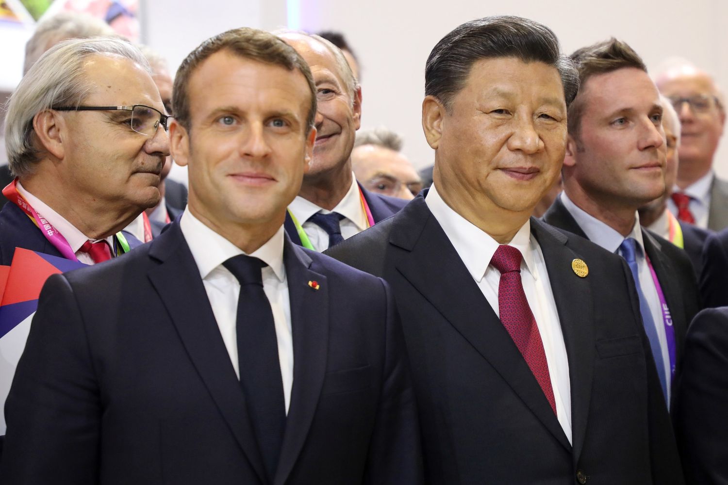 Macron Xi Jinping