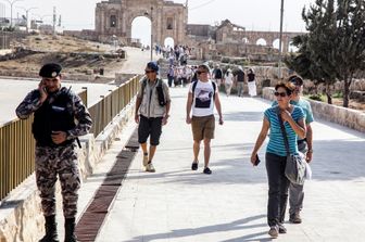 Il sito di&nbsp;Jerash, Giordania