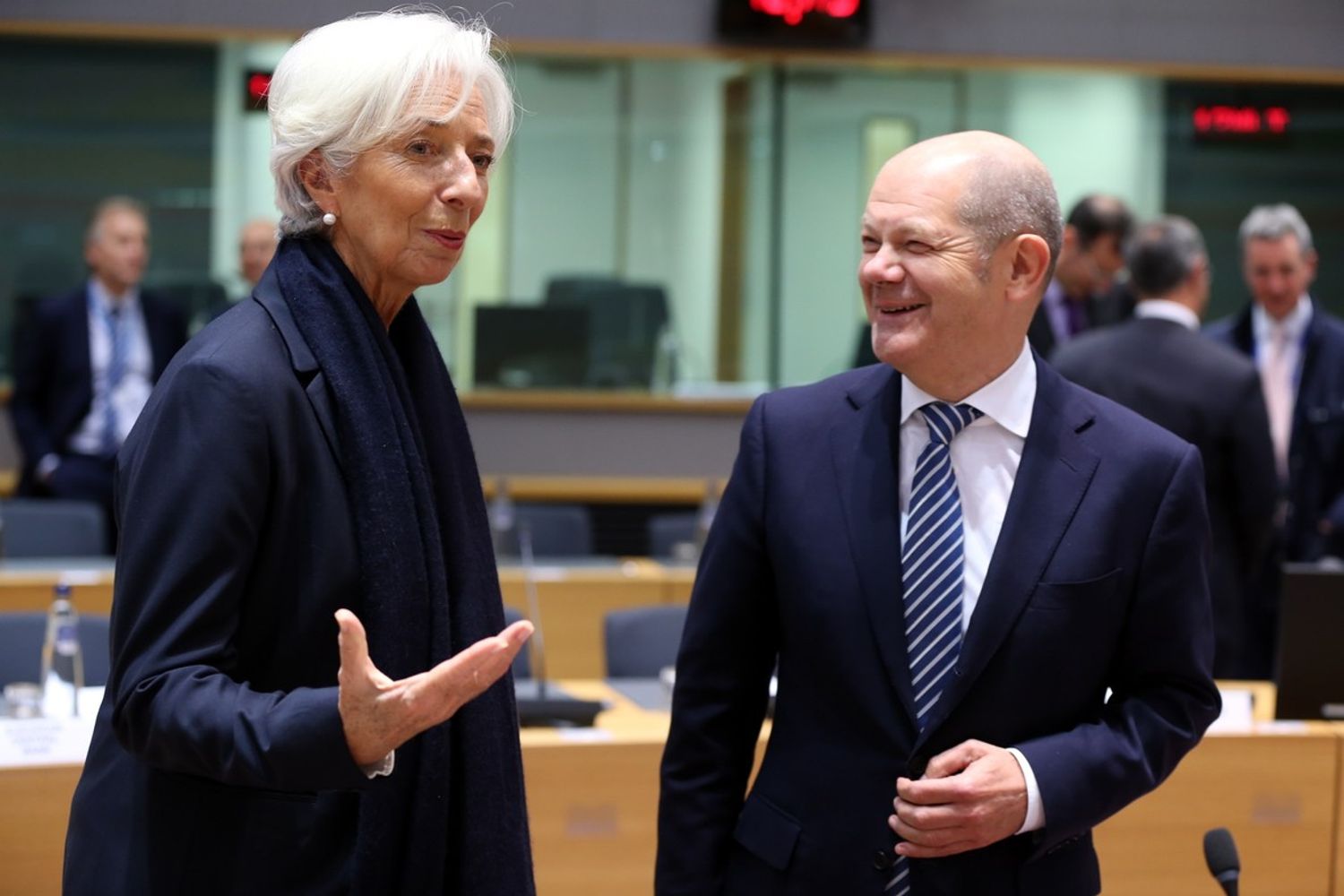 Christine Lagarde e Olaf Scholz