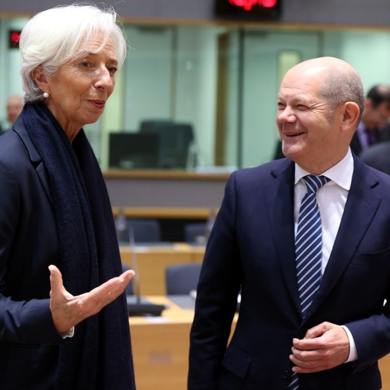 Christine Lagarde e Olaf Scholz