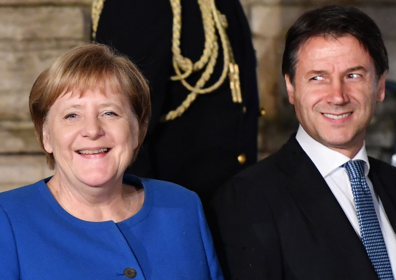 Angela Merkel e Giuseppe Conte