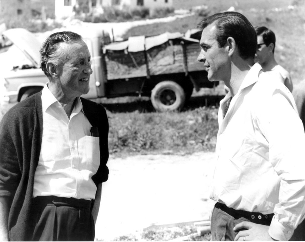 Ian Fleming e Sean Connery