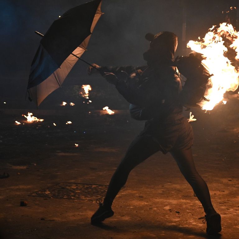 &nbsp;Scontri Hong Kong