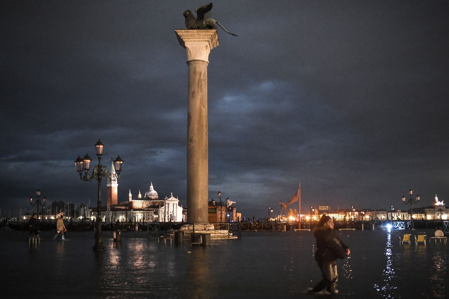 L'acqua alta a Venezia