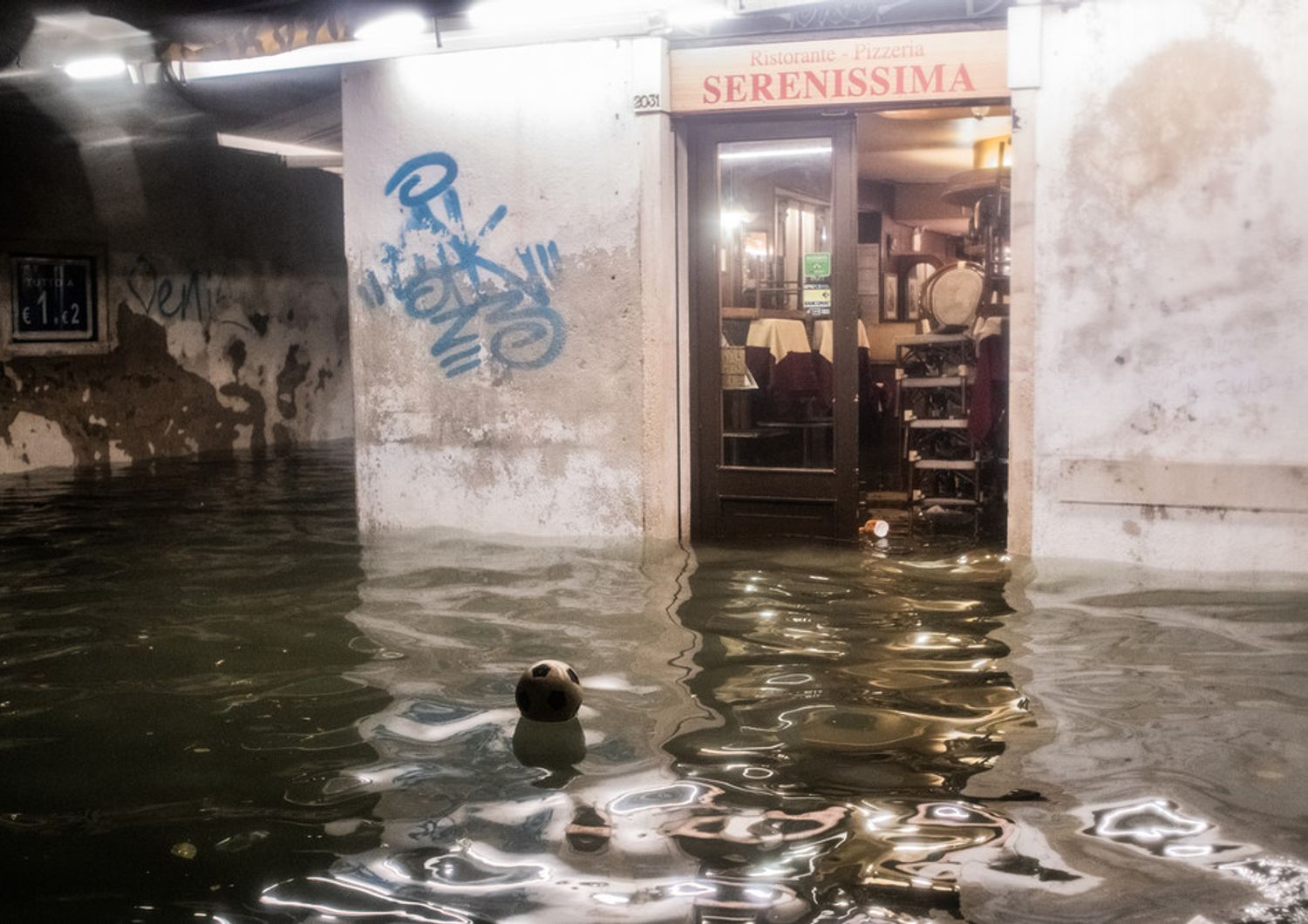 L'acqua alta a Venezia