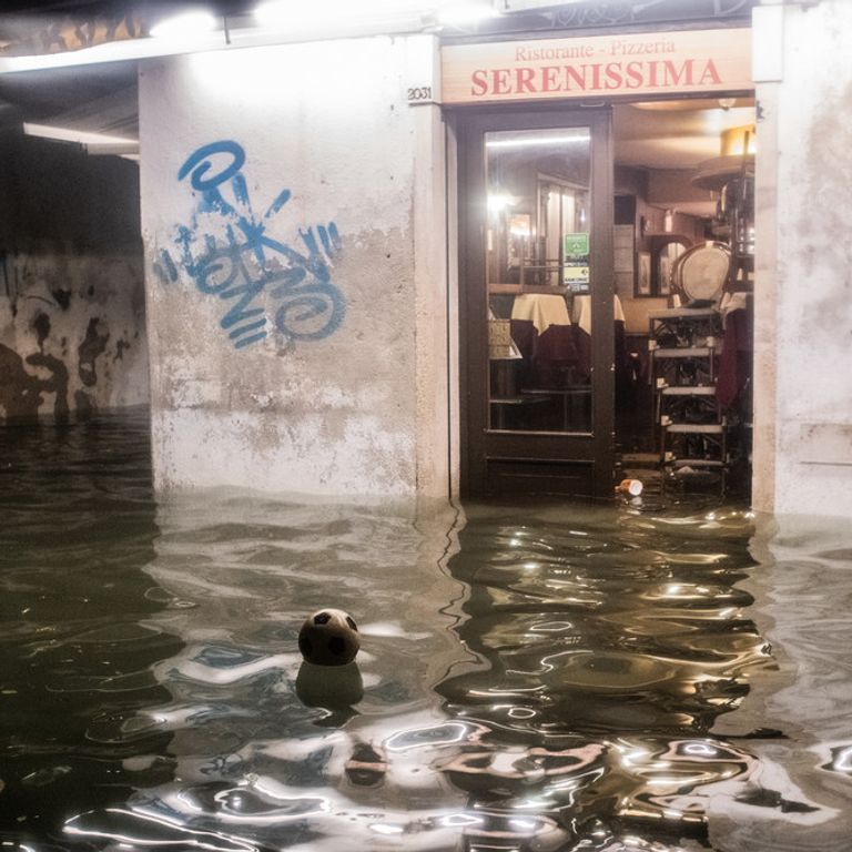 L'acqua alta a Venezia