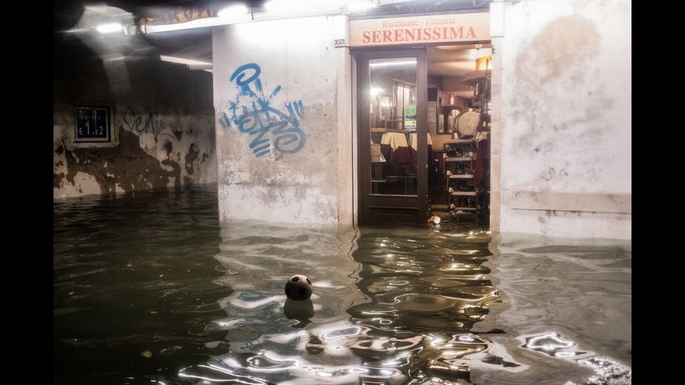 L'acqua alta a Venezia