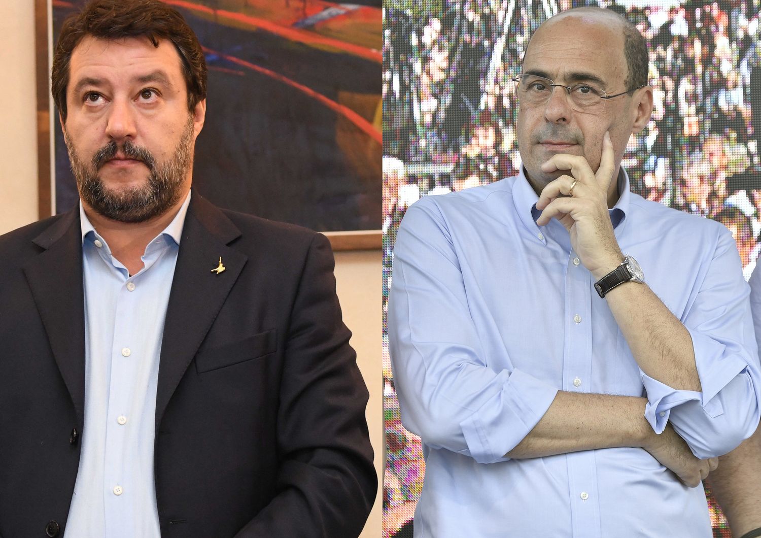 Salvini e Zingaretti