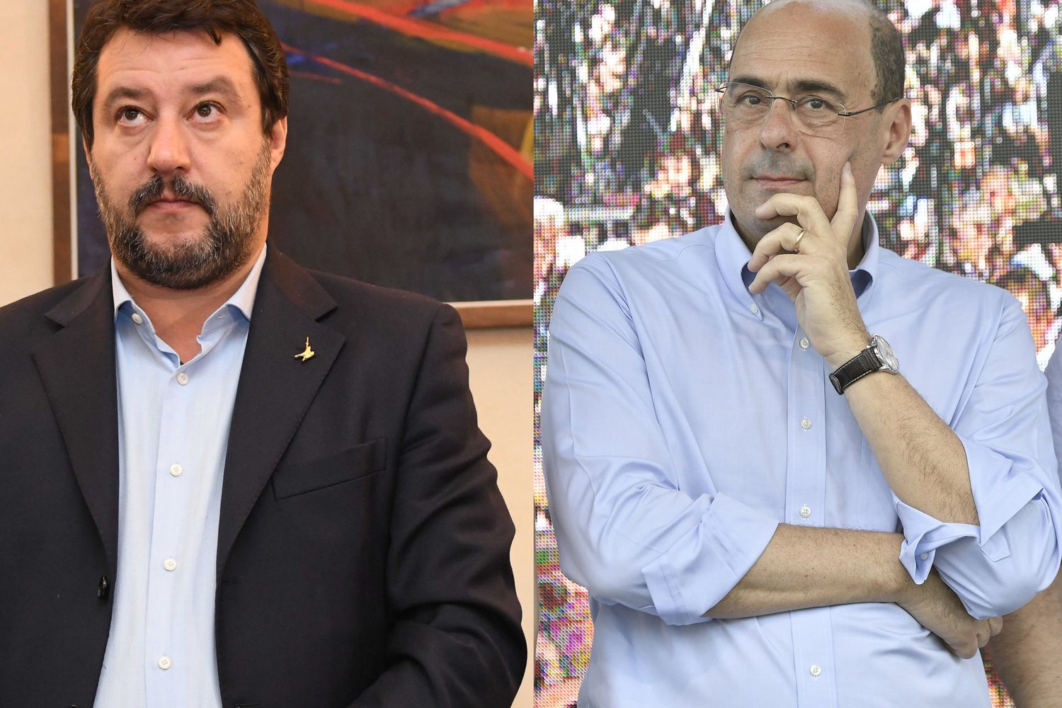Salvini e Zingaretti