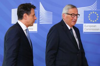 Giuseppe Conte e Jean-Claude Juncker