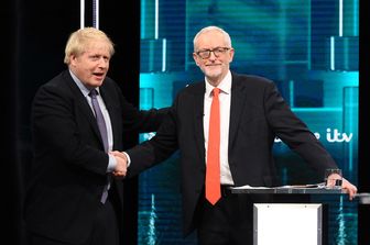 Duello tra Boris Johnson e Jeremy Corbyn