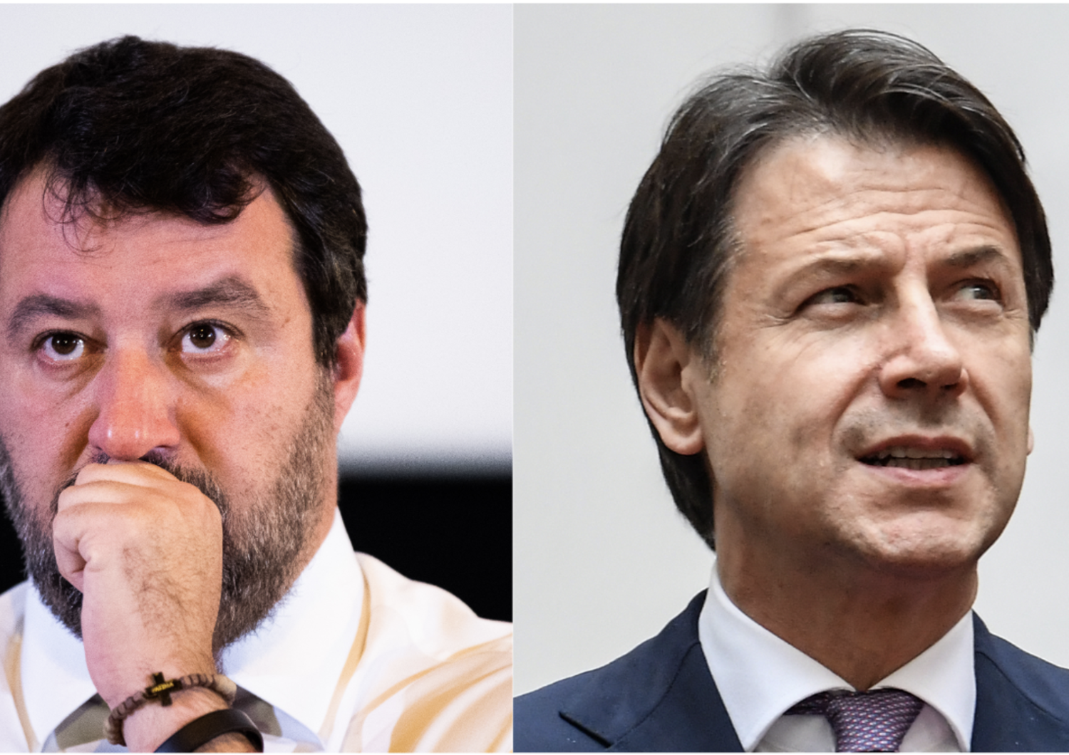 Matteo Salvini e Giuseppe Conte