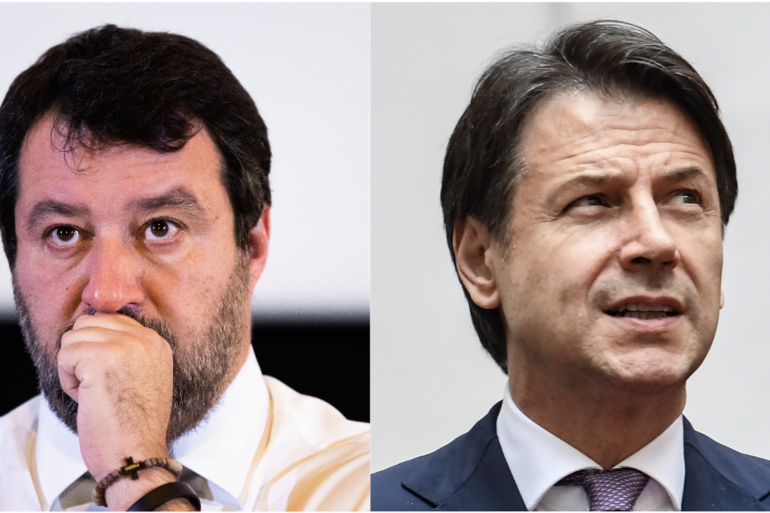 Matteo Salvini e Giuseppe Conte