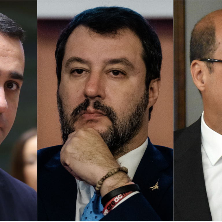 Luigi Di Maio, Matteo Salvini, Nicola Zingaretti