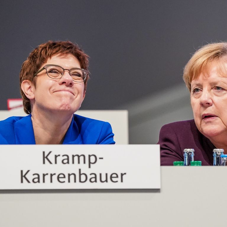 AKK e Angela Merkel