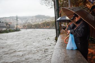 Genova, pioggia