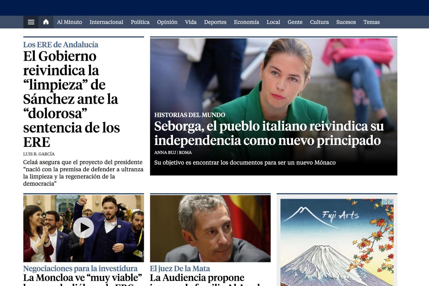 Seborga su La Vanguardia