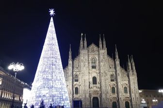Il Duomo di Milano in periodo natalizio