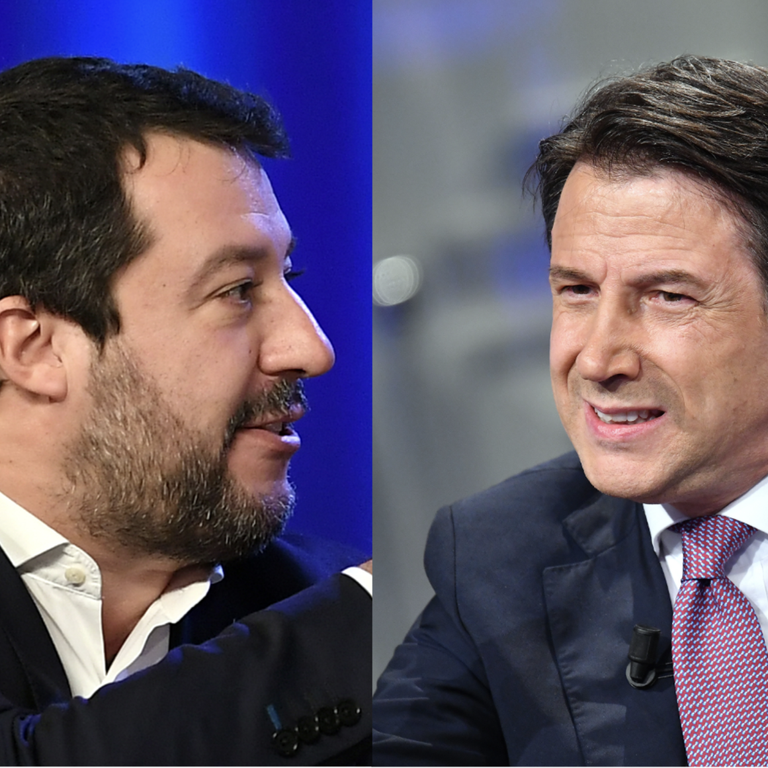 Matteo Salvini, Giuseppe Conte