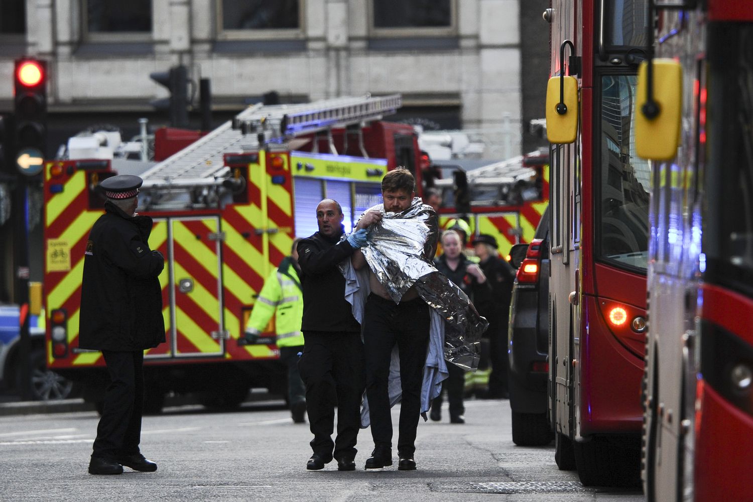 Uno dei feriti durante l'attentato sul London Bridge