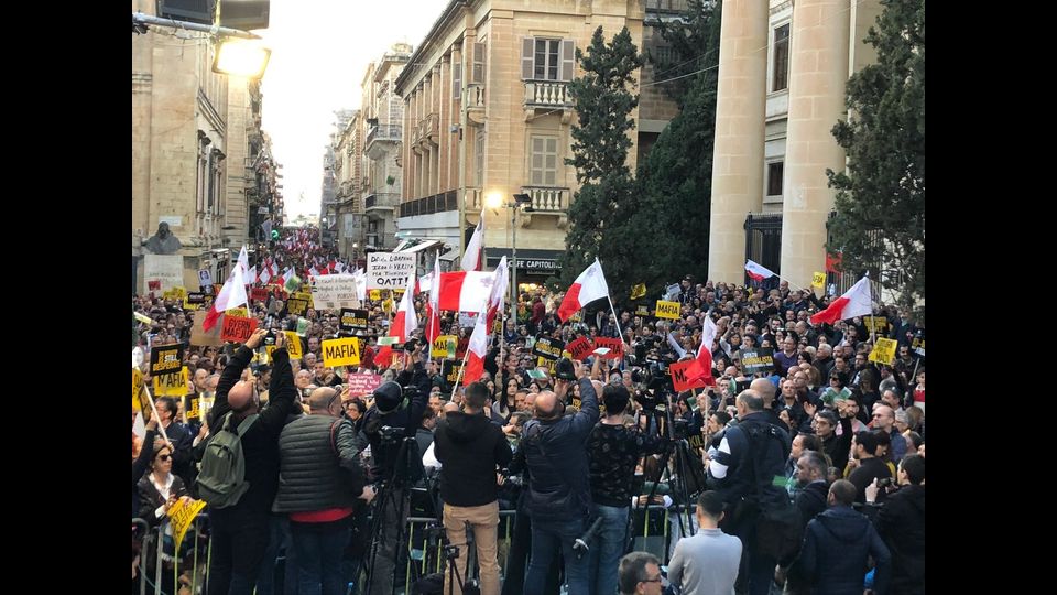 Manifestazione a Malta per chiedere giustizia e verit&agrave;&nbsp;