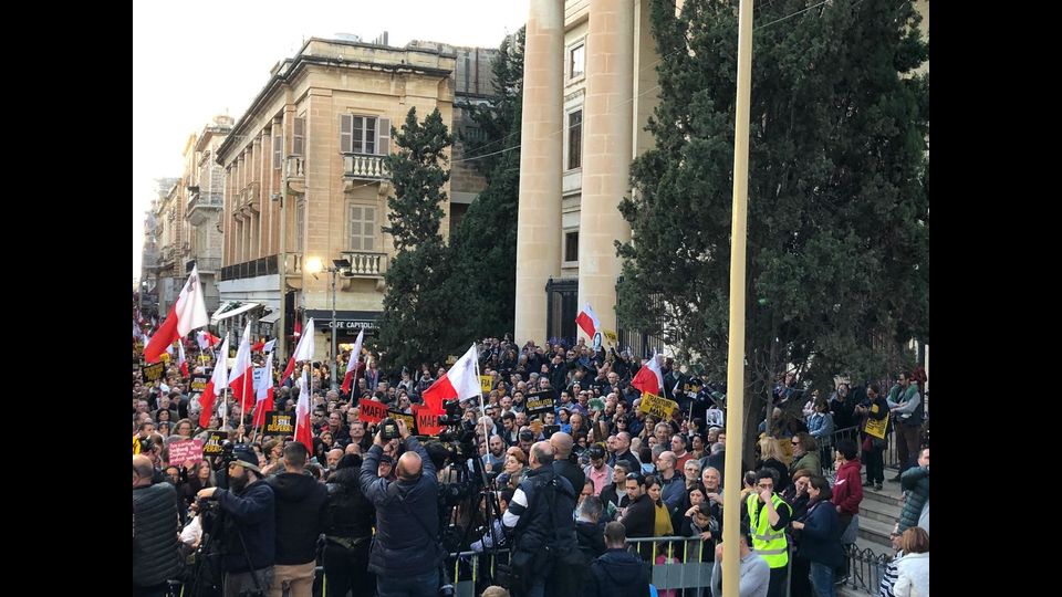 Manifestazione a Malta per chiedere giustizia e verit&agrave;&nbsp;