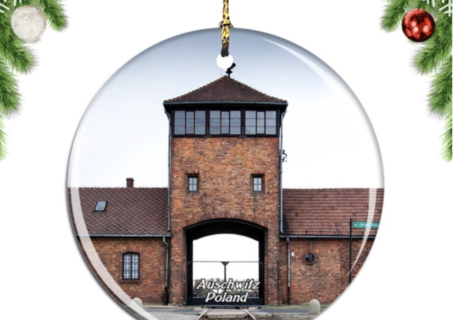 Auschwitz amazon addobbi natale