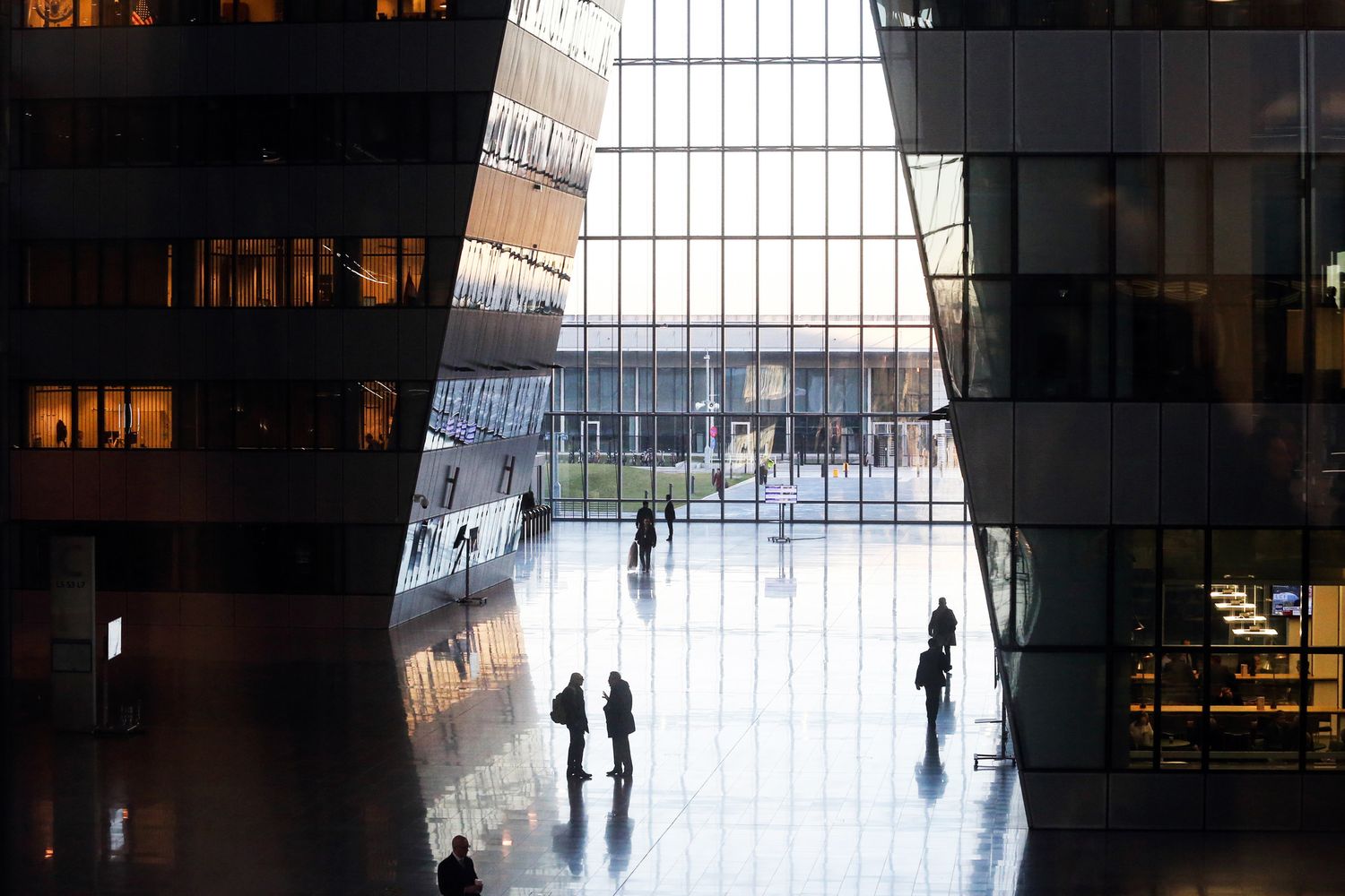 L'ingresso del quartier generale della Nato