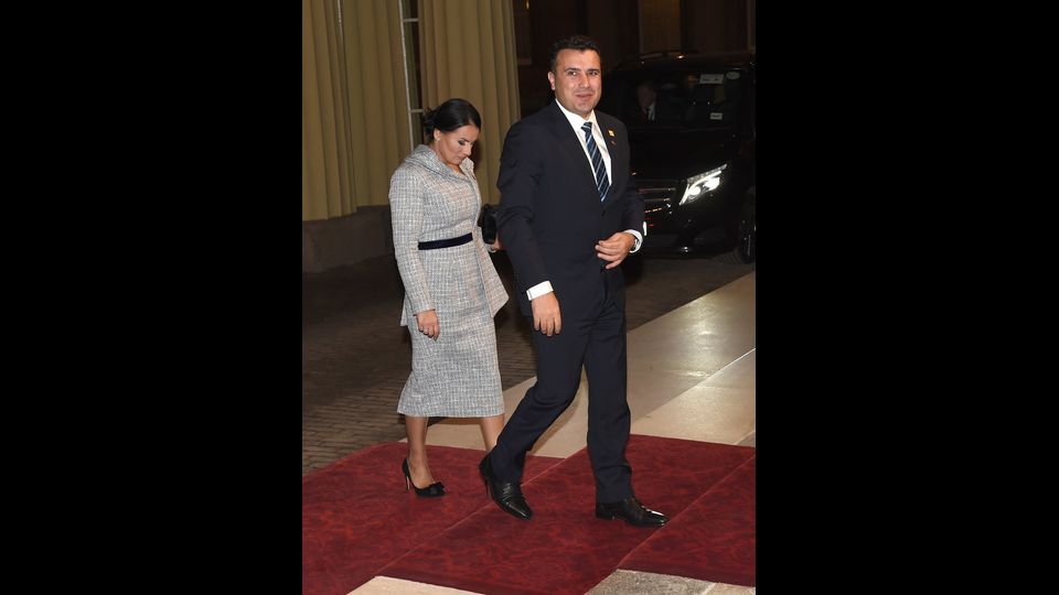 Zoran Zaev, primo ministro macedone e la moglie Zorica Zaeva