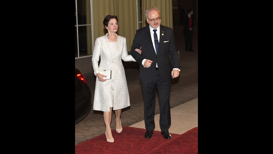 il presidente della Lettonia Egils Levits e la moglie Andra Levite&nbsp;