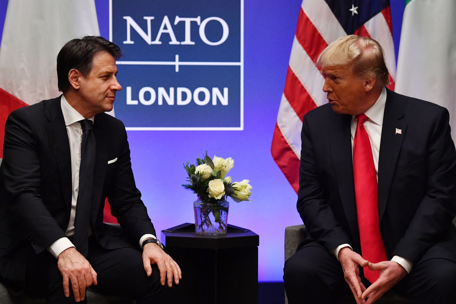 Giuseppe Conte e Donald Trump