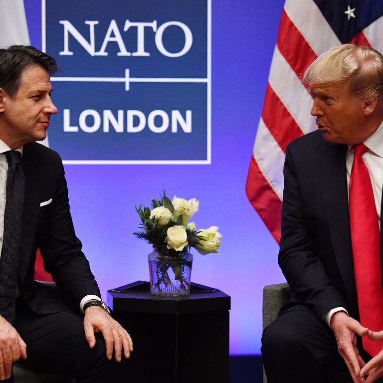 Giuseppe Conte e Donald Trump