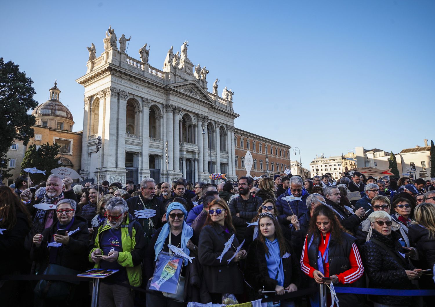 sardine manifestazione roma