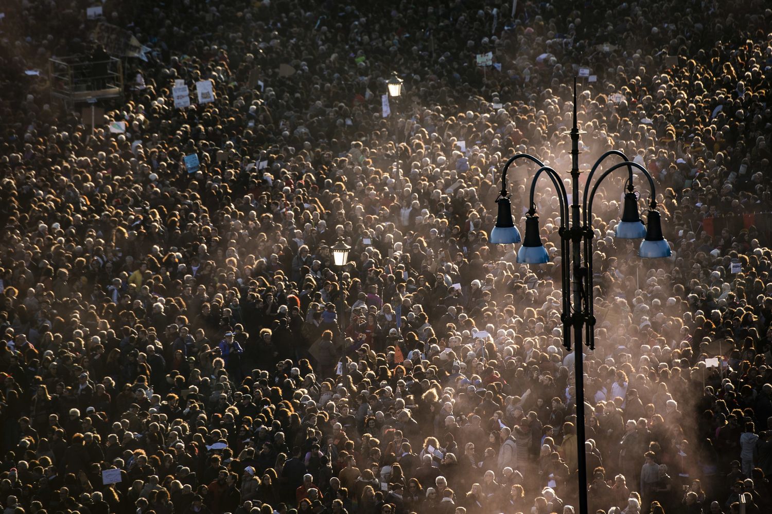 Le sardine a Piazza San Giovanni