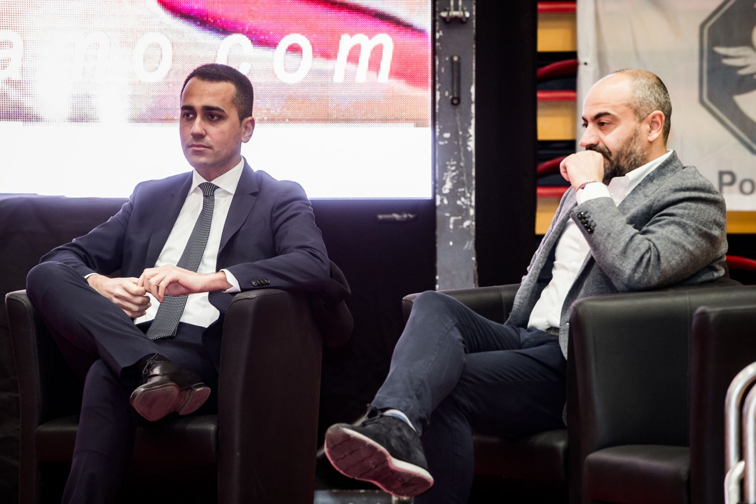 Luigi Di Maio e Gianluigi Paragone