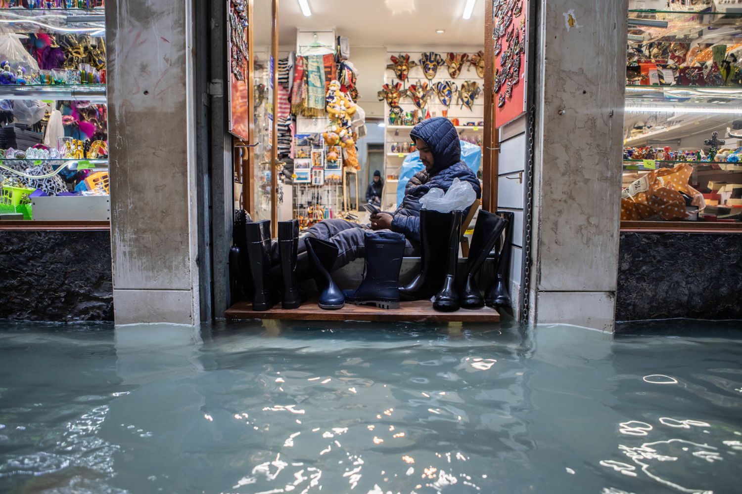 Acqua alta a Venezia