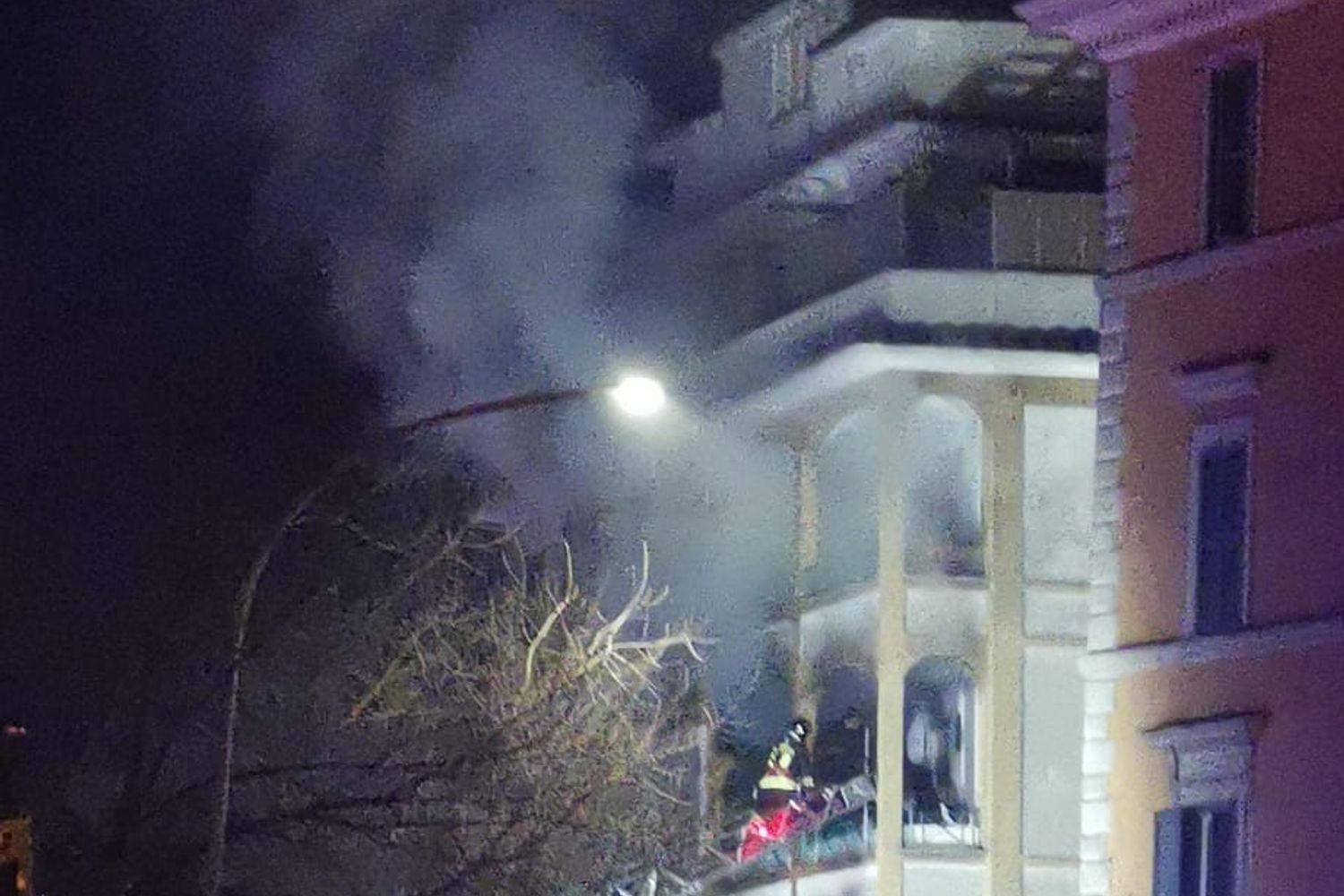 Incendio appartamento a Roma, Ponte Milvio