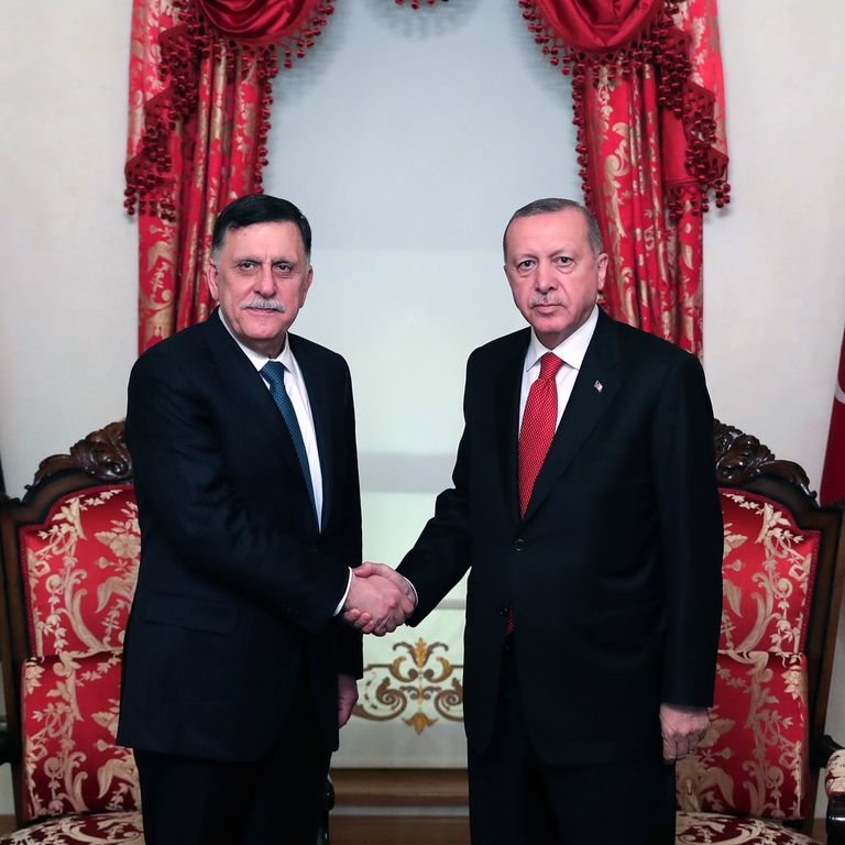 Serraj ed Erdogan